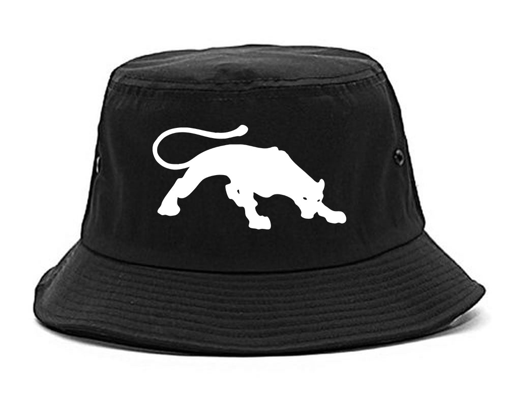 Panther Mens Snapback Hat Black