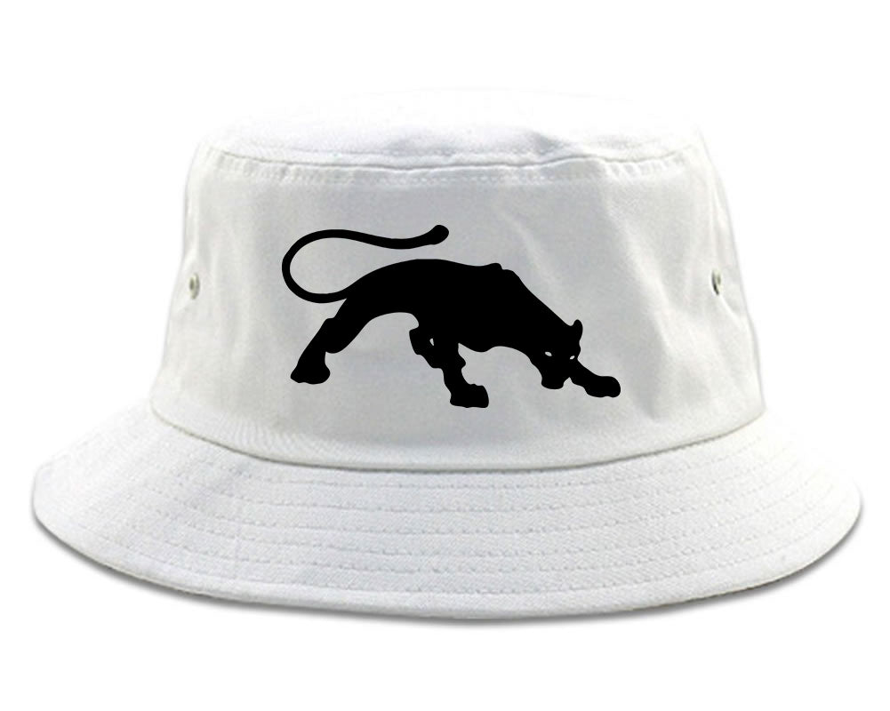 Panther Mens Snapback Hat White