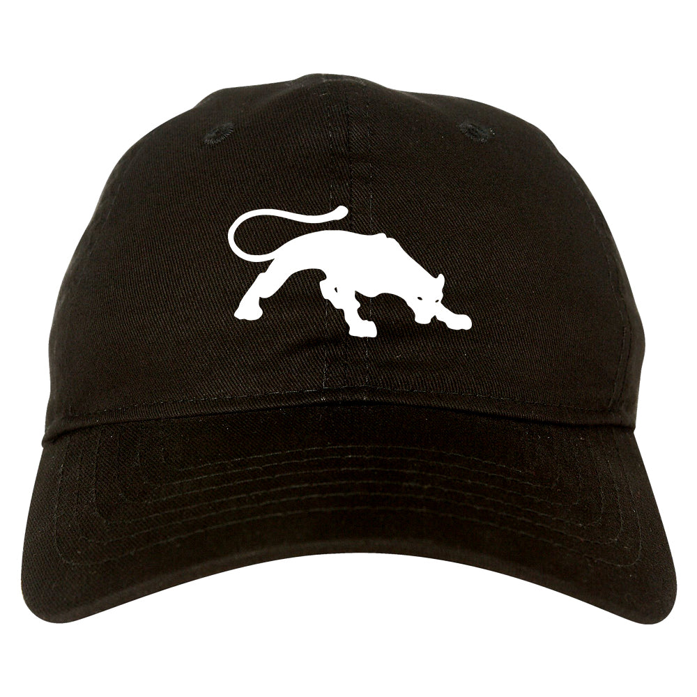 Panther Mens Dad Hat Baseball Cap Black