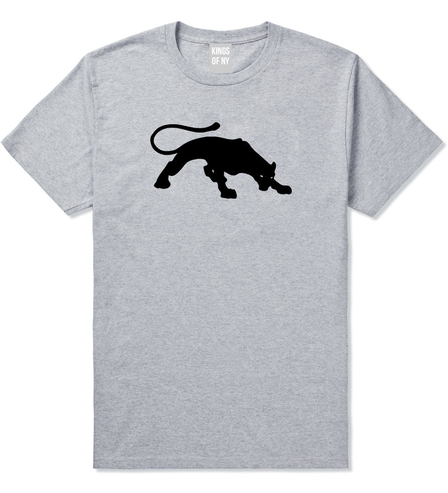 Panther Mens T Shirt Grey