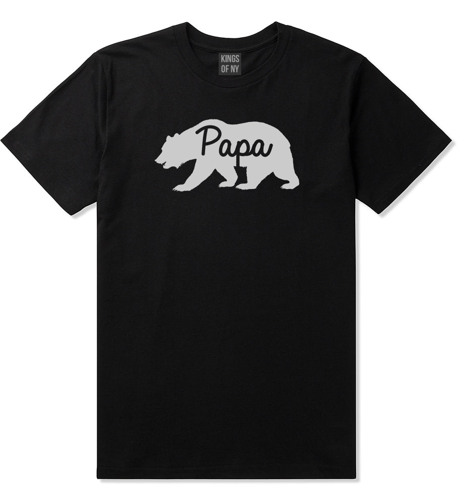 Papa Bear Mens T-Shirt Black by Kings Of NY