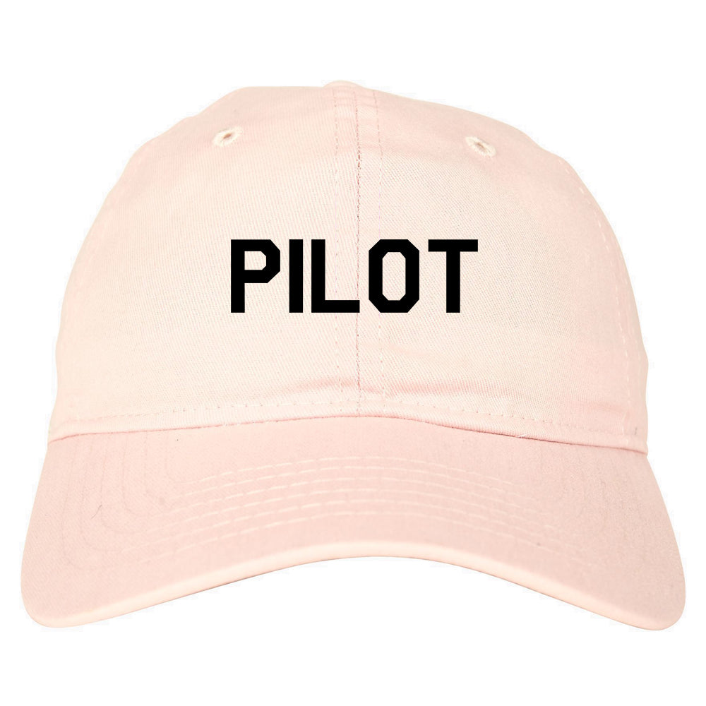Pilot Dad Hat Baseball Cap Pink