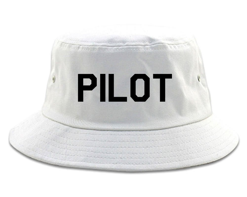 Pilot Bucket Hat White