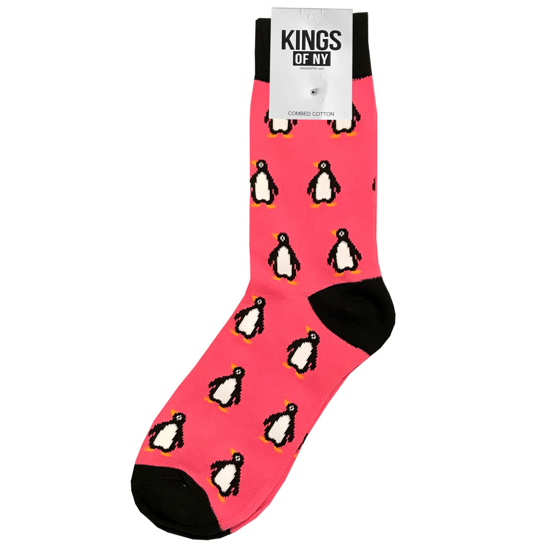 Pink Penguin Mens Socks