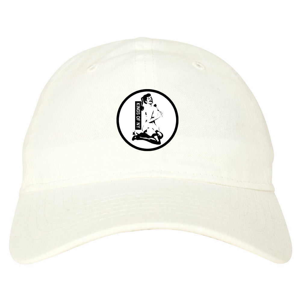 Pinup Girl Rose White Dad Hat