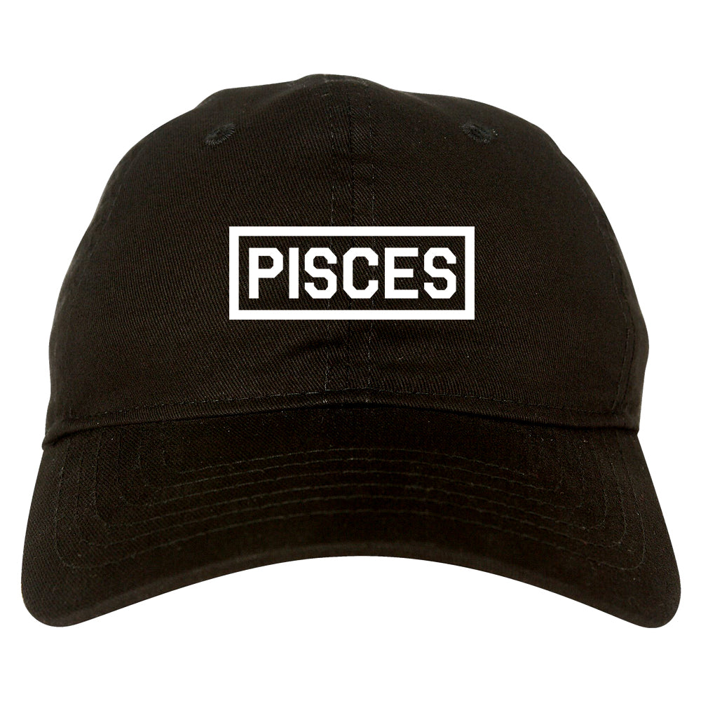 Pisces_Horoscope_Sign Black Dad Hat