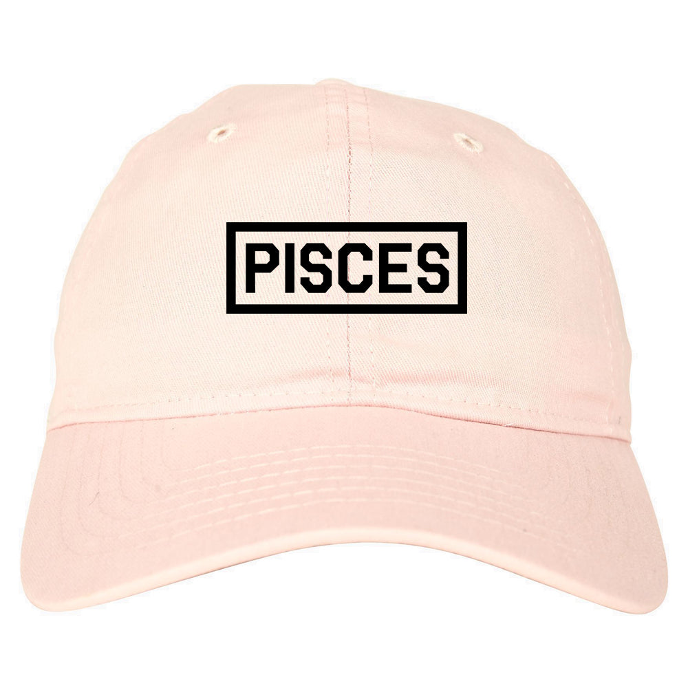 Pisces_Horoscope_Sign Pink Dad Hat