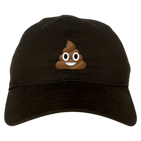 Poop_Emoji_Chest Mens Black Snapback Hat by Kings Of NY