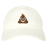 Poop_Emoji_Chest Mens White Snapback Hat by Kings Of NY