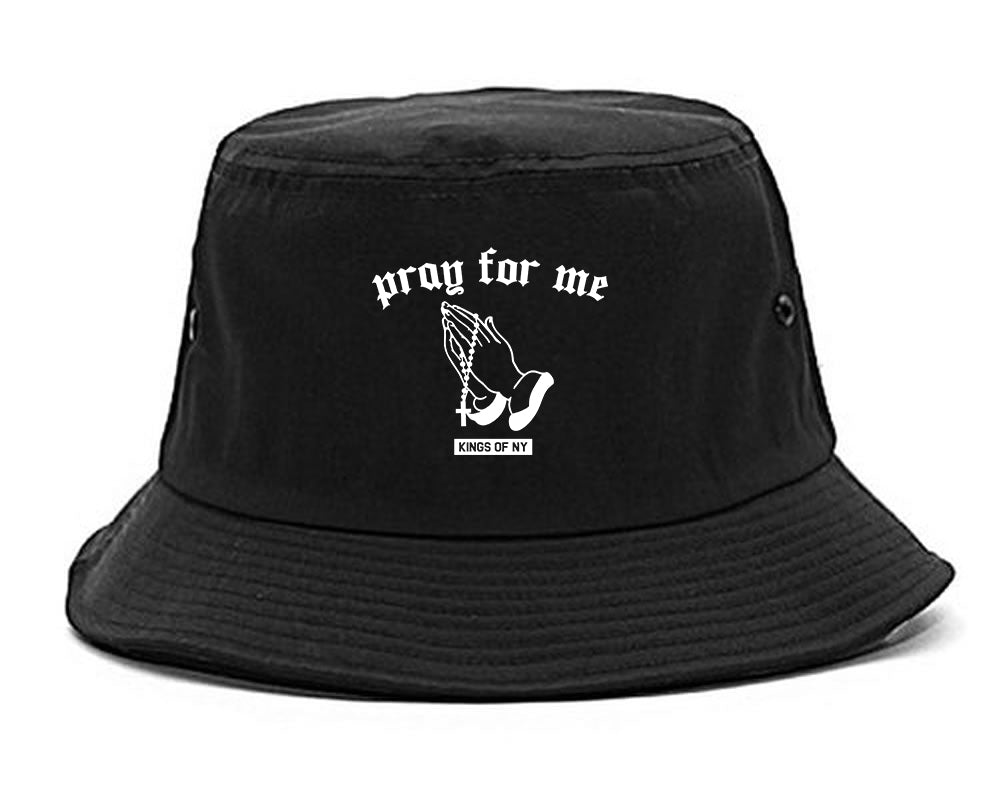 Pray For Me Mens Bucket Hat Black