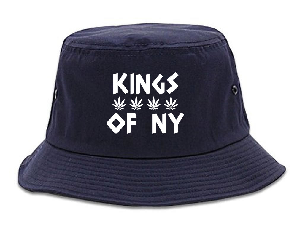 Puff Puff Pass Mens Bucket Hat Navy Blue