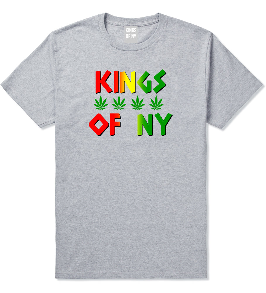 Puff Puff Pass Mens T-Shirt Grey by Kings Of NY