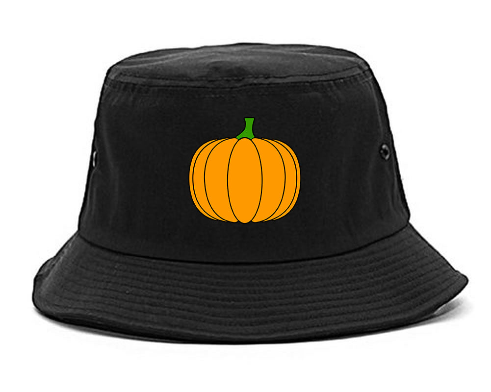 Pumpkin Fall Chest Mens Bucket Hat Black