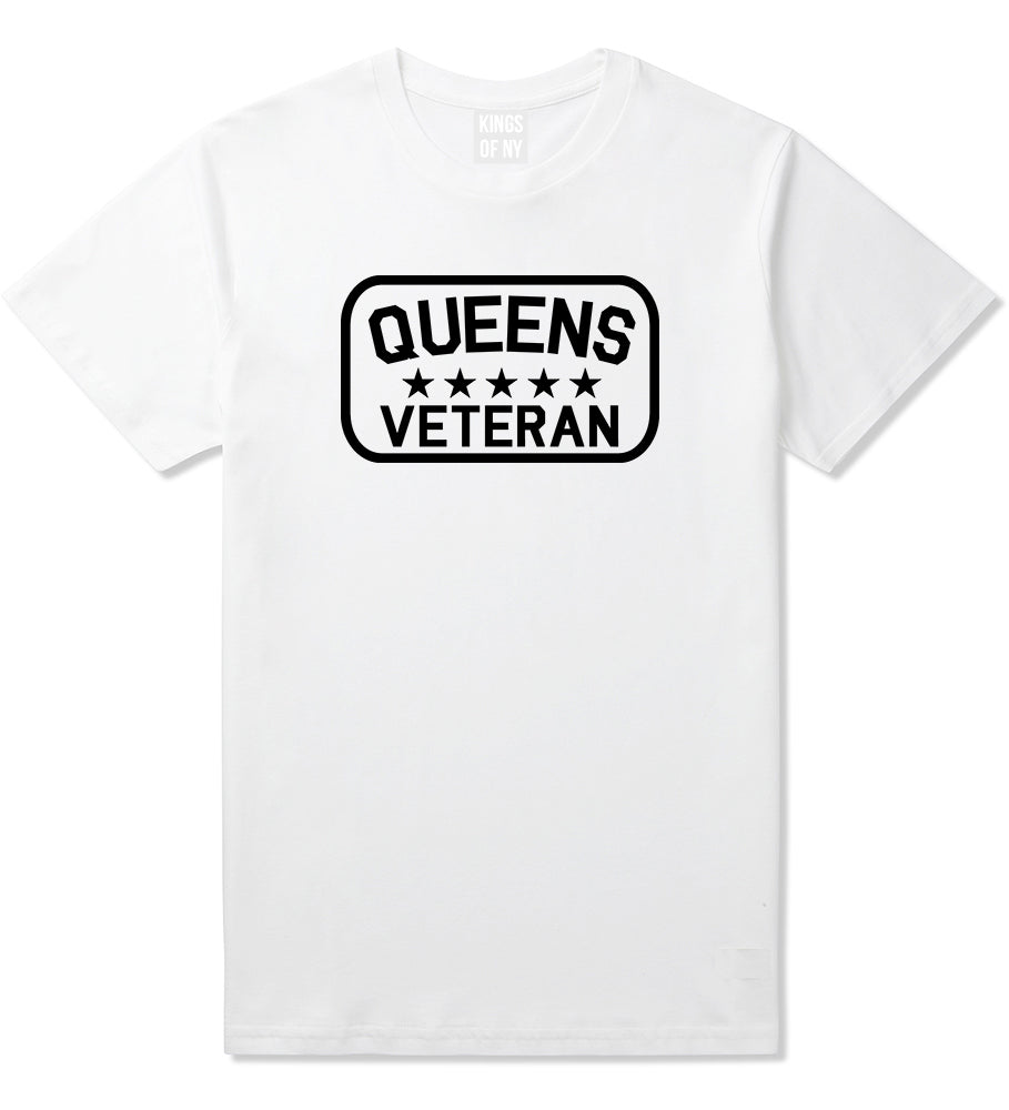 Queens Veteran Mens T Shirt White