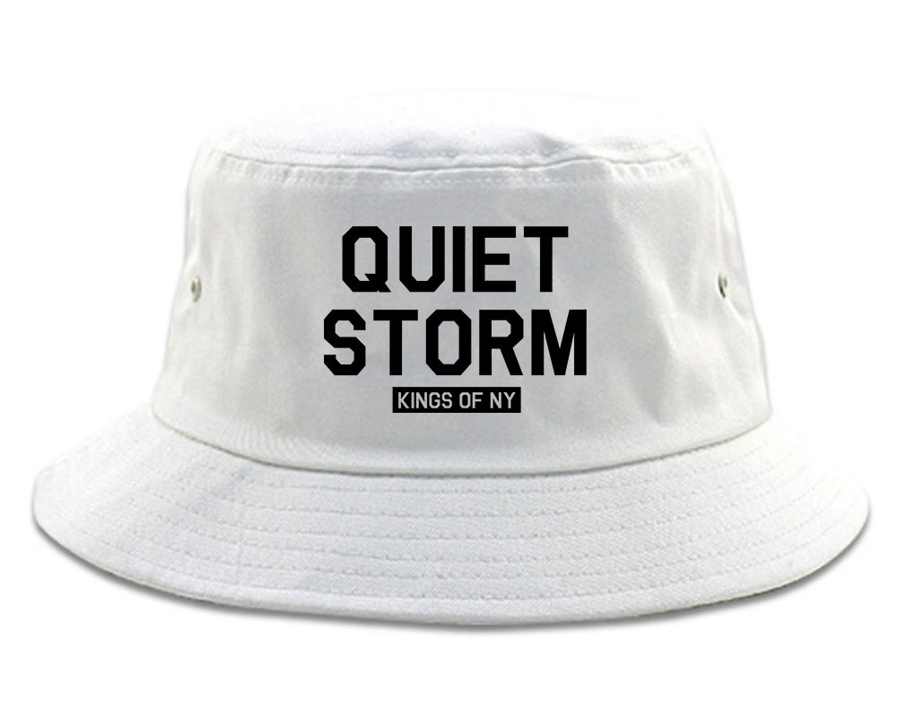 Quiet Storm Kings Of NY Mens Snapback Hat White