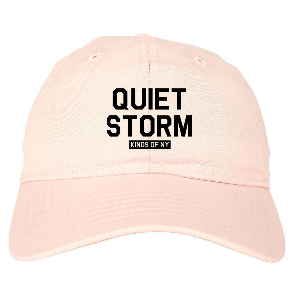 Quiet Storm Kings Of NY Mens Dad Hat Baseball Cap Pink