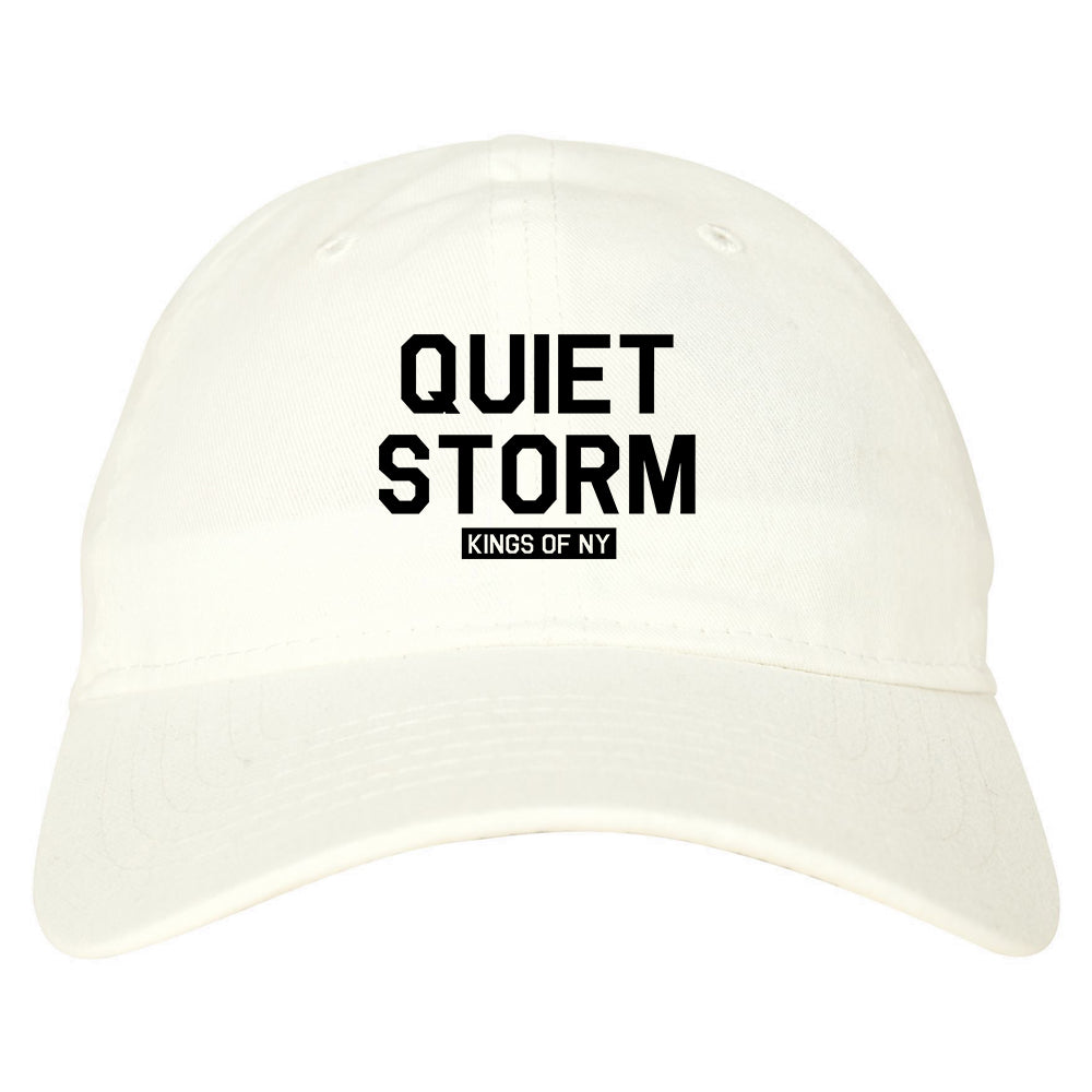 Quiet Storm Kings Of NY Mens Dad Hat Baseball Cap White