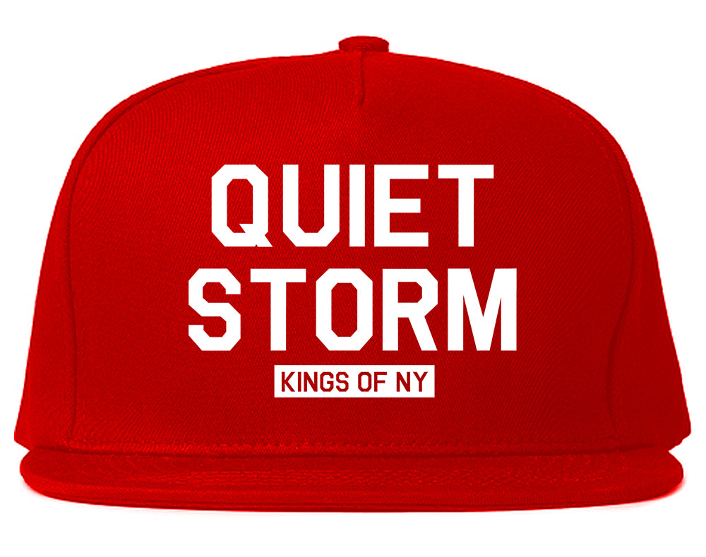 Quiet Storm Kings Of NY Mens Snapback Hat Red