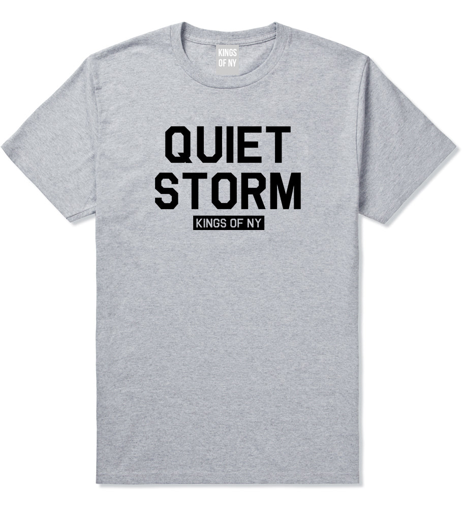 Quiet Storm Kings Of NY Mens T Shirt Grey