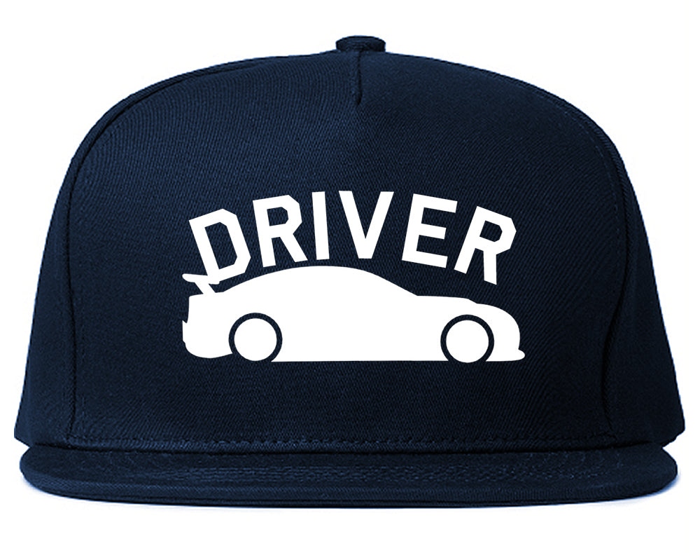 Race_Car_Driver_Drive Mens Blue Snapback Hat by Kings Of NY