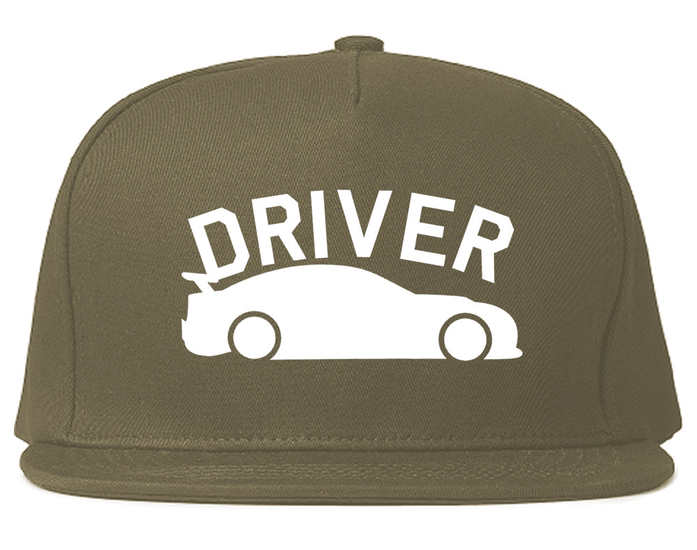 Race_Car_Driver_Drive Mens Grey Snapback Hat by Kings Of NY