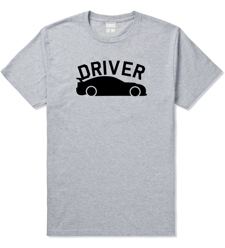 Race_Car_Driver_Drive Mens Grey T-Shirt by Kings Of NY