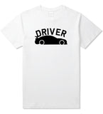 Race_Car_Driver_Drive Mens White T-Shirt by Kings Of NY