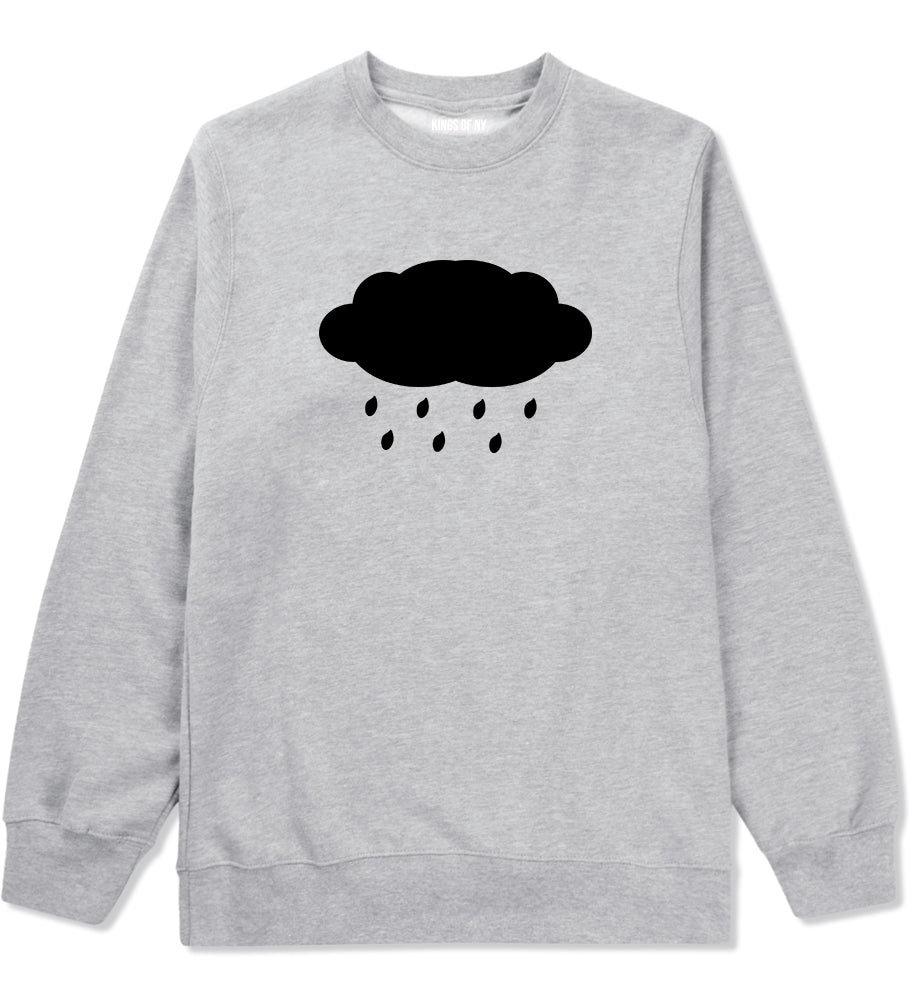Rain Cloud Grey Crewneck Sweatshirt by Kings Of NY