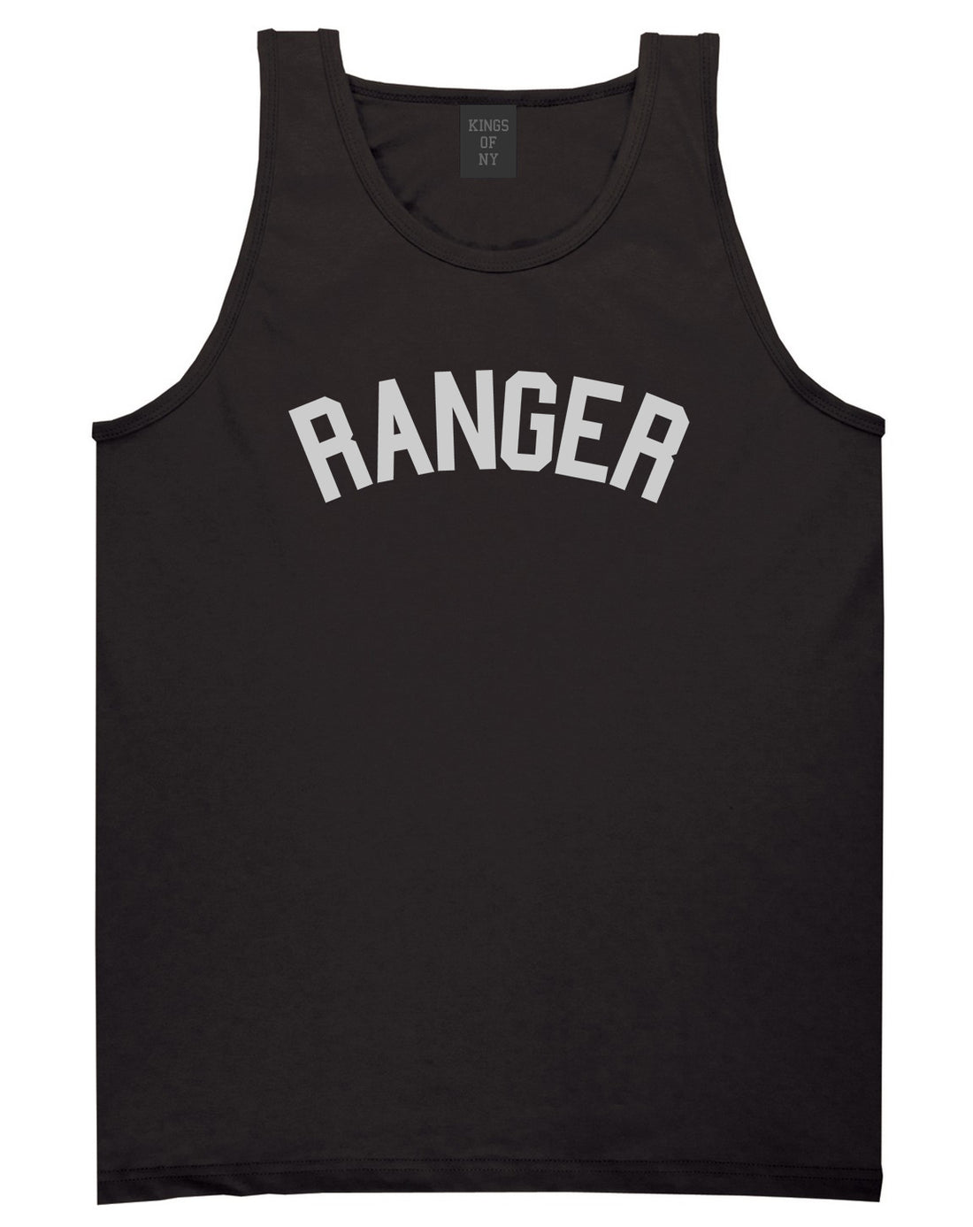 Ranger Mens Black Tank Top Shirt by Kings Of NY