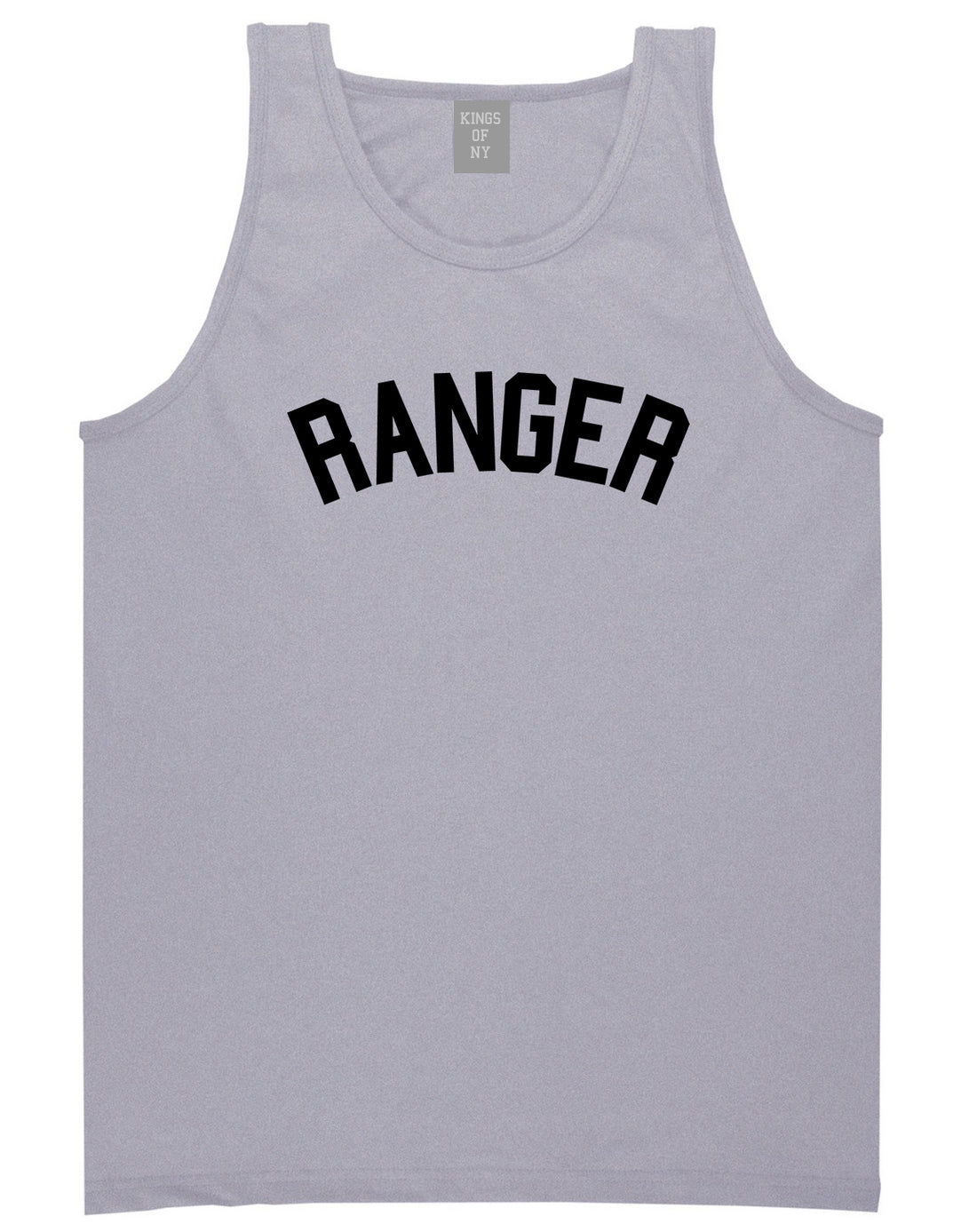 Ranger Mens Grey Tank Top Shirt by Kings Of NY