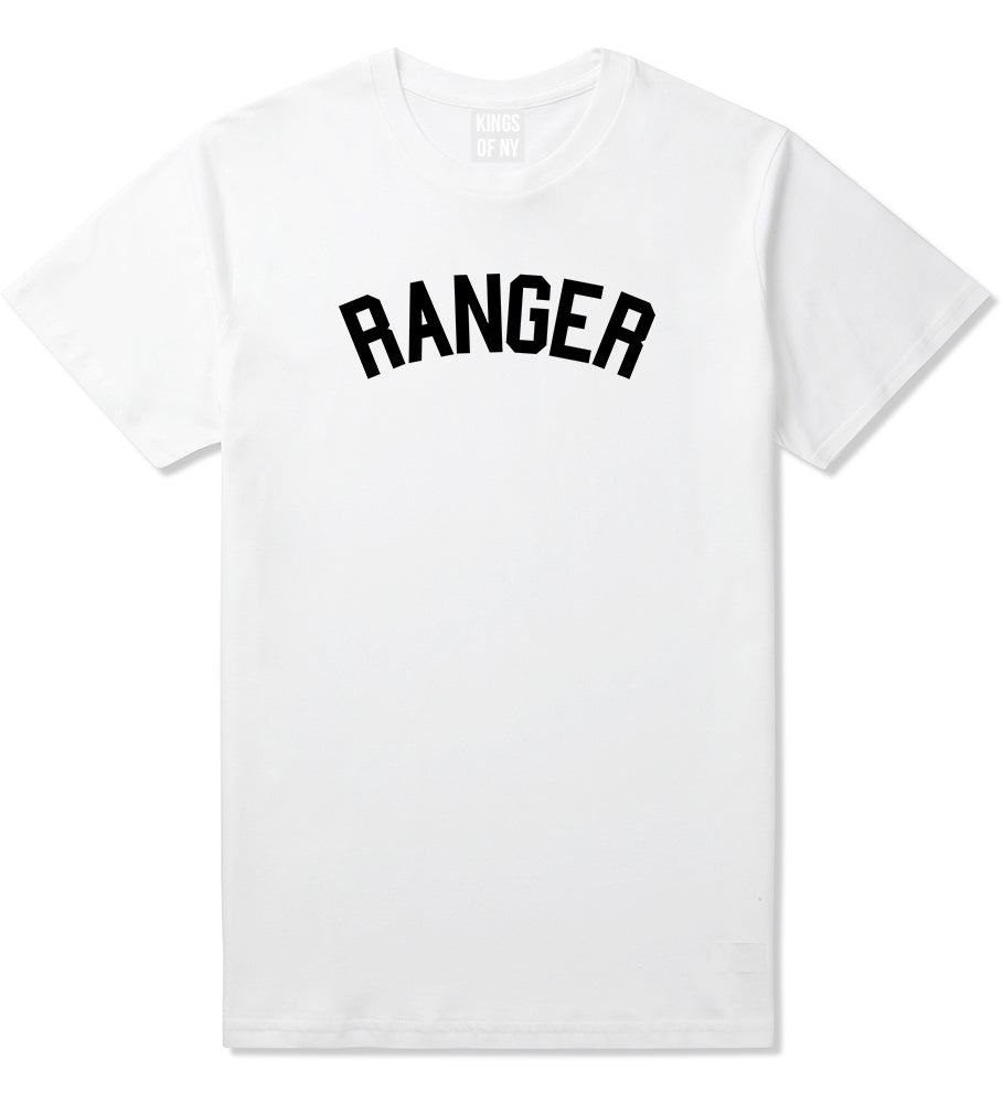 Ranger Mens White T-Shirt by Kings Of NY