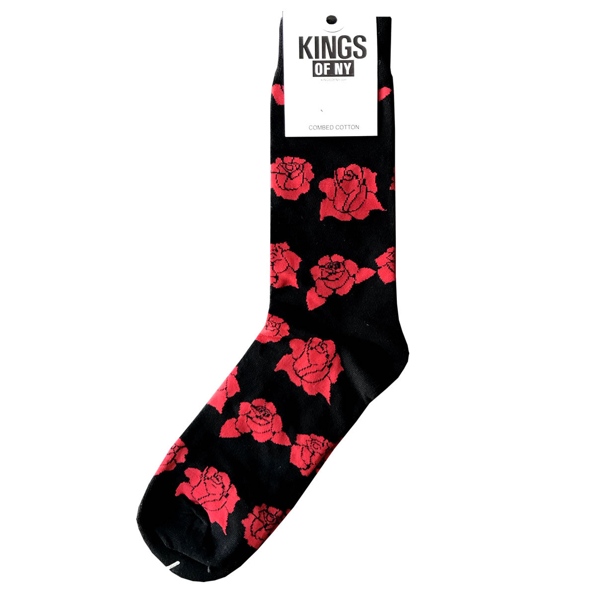 Red Rose Floral Mens Cotton Socks – KINGS OF NY