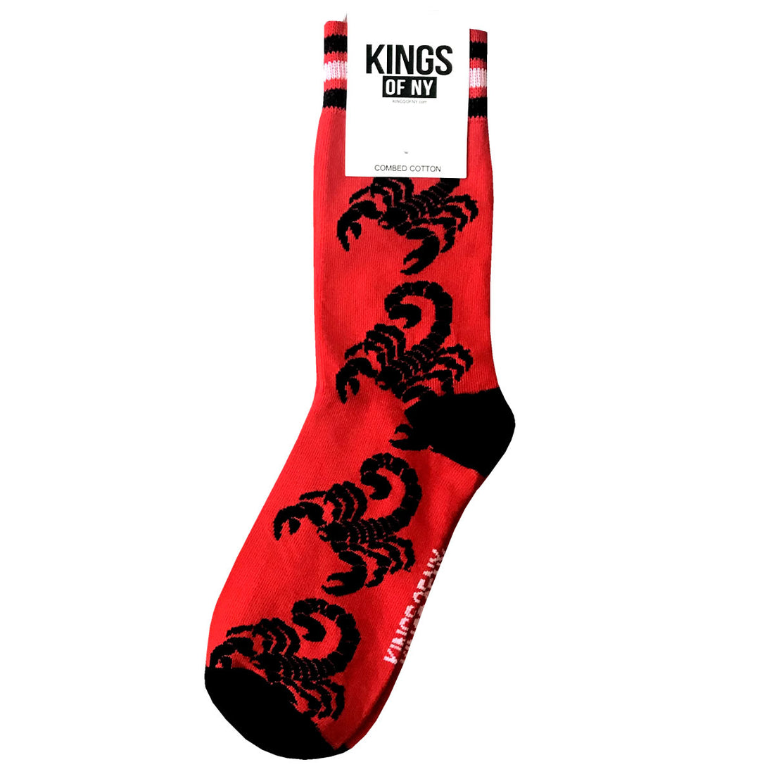 Red Scorpion Insect Mens Socks