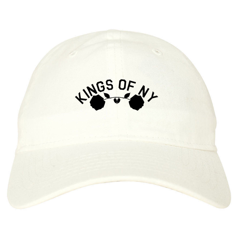 Red Roses Crest KONY White Dad Hat
