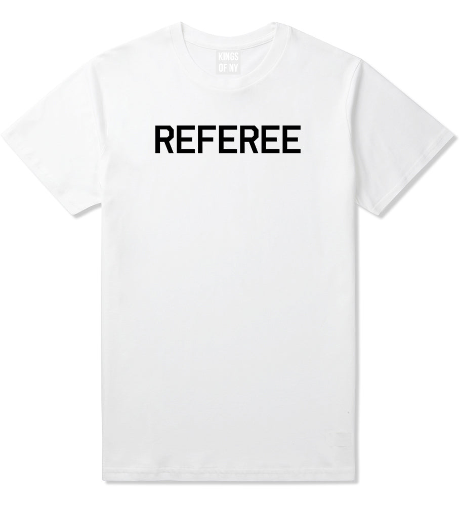 Referee Soccer Football White T-Shirt by Kings Of NY