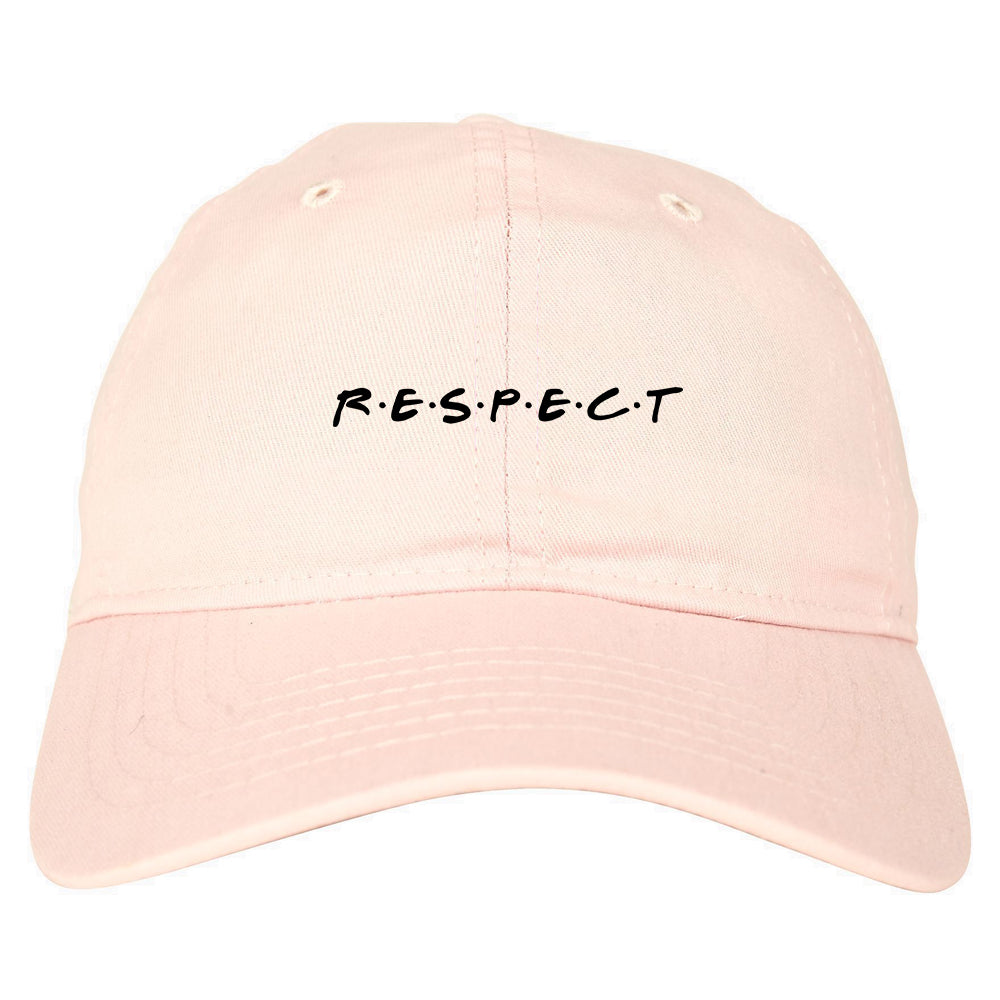 Respect Aretha Mens Dad Hat Baseball Cap Pink