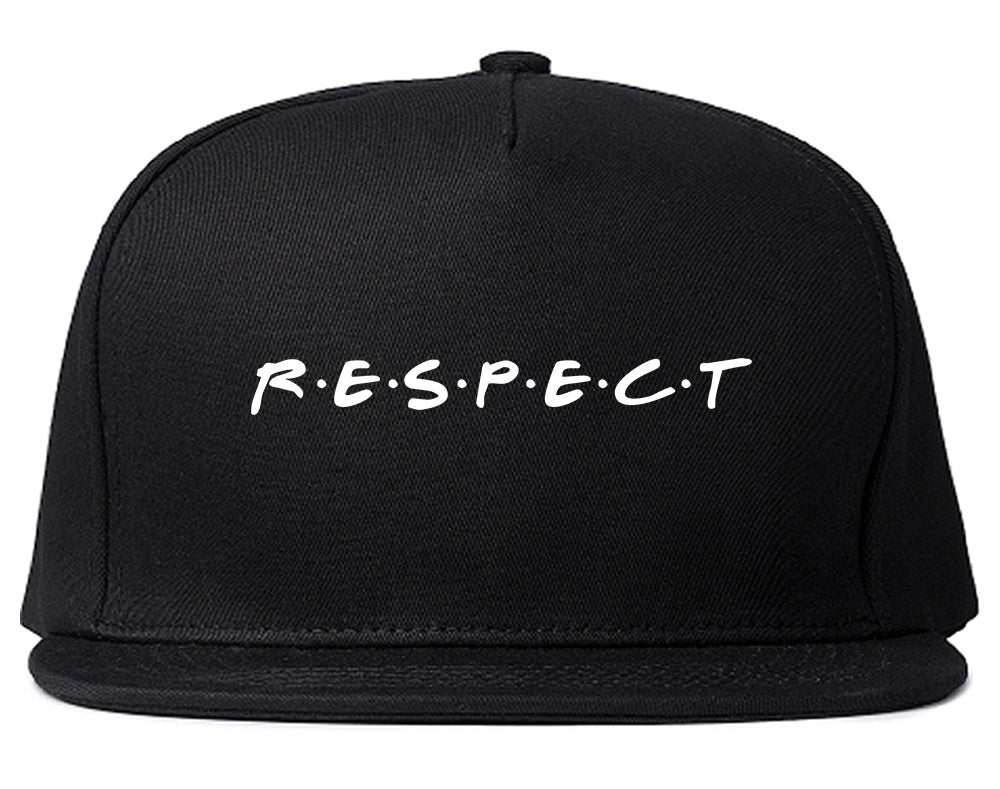 Respect Aretha Mens Snapback Hat Black