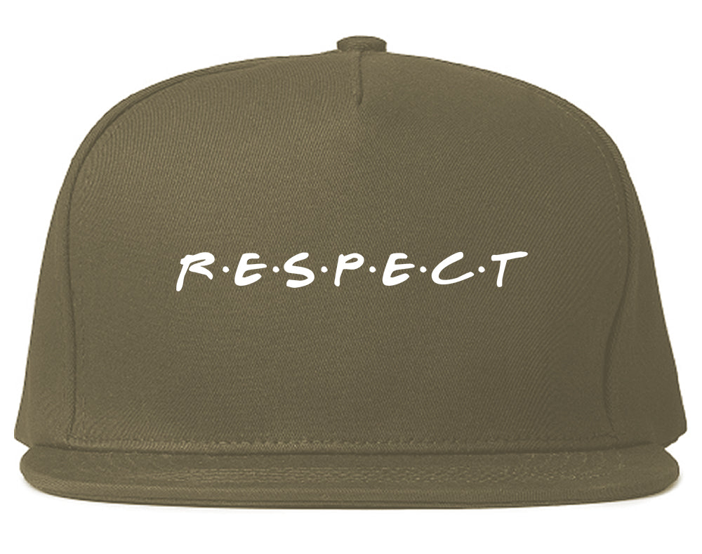 Respect Aretha Mens Snapback Hat Grey