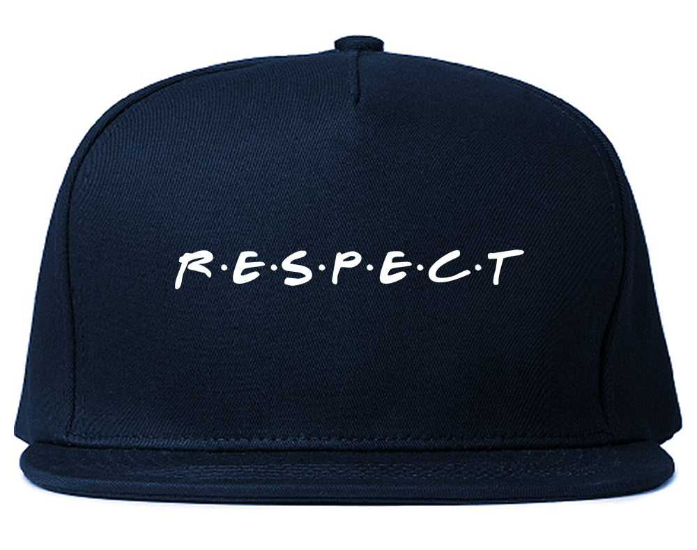 Respect Aretha Mens Snapback Hat Navy Blue