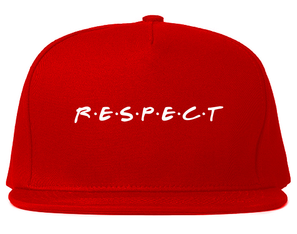 Respect Aretha Mens Snapback Hat Red