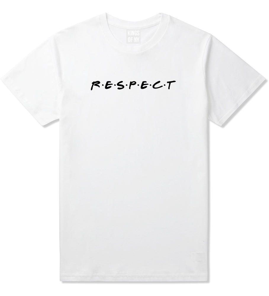 Respect Aretha Mens T-Shirt White by Kings Of NY