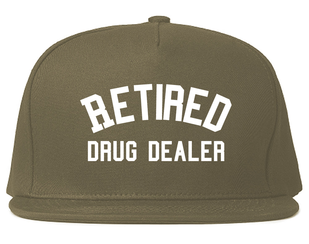 Retired_Drug_Dealer Mens Grey Snapback Hat by Kings Of NY