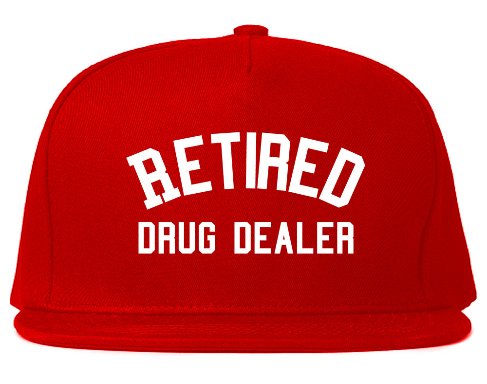 Retired_Drug_Dealer Mens Red Snapback Hat by Kings Of NY