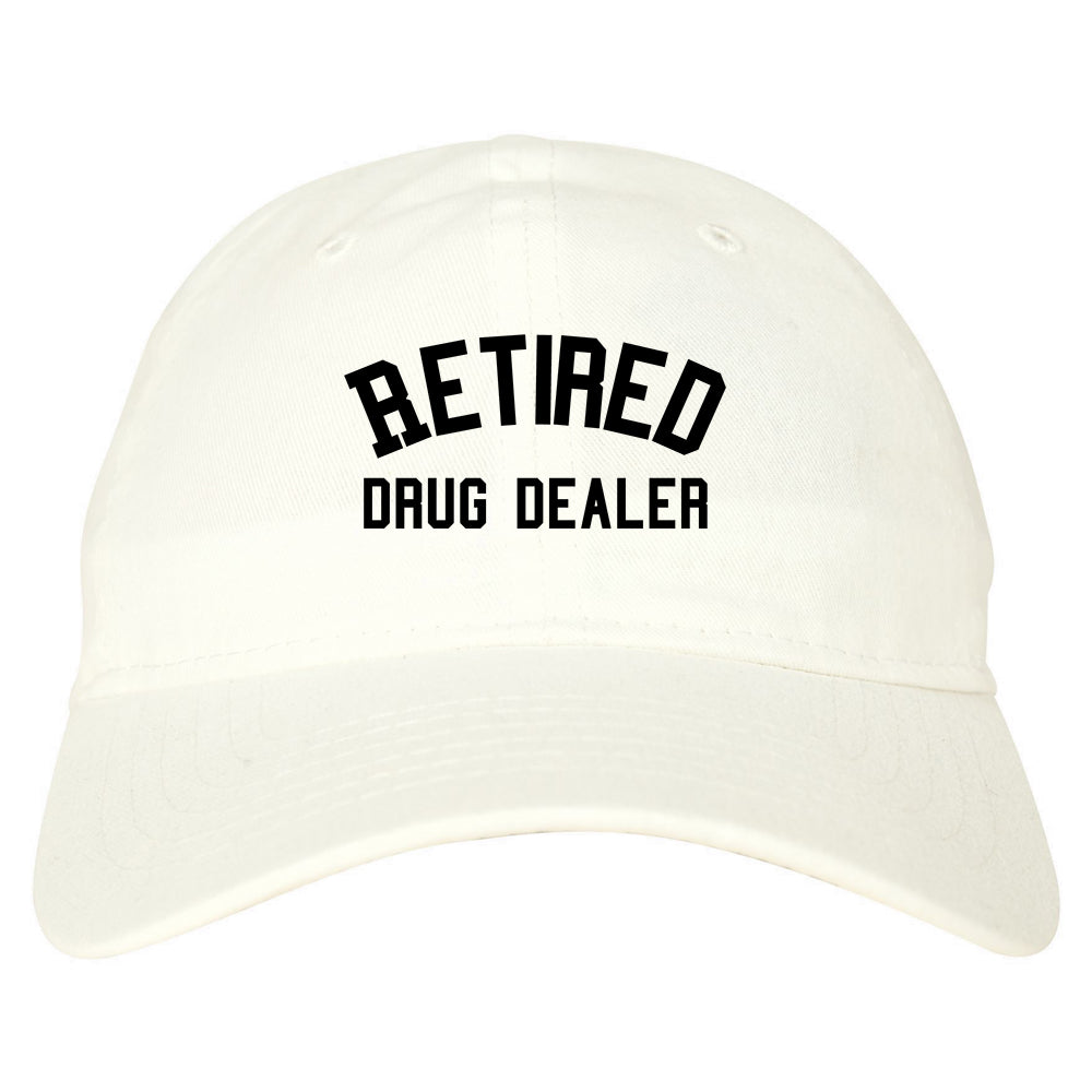 Retired_Drug_Dealer Mens White Snapback Hat by Kings Of NY