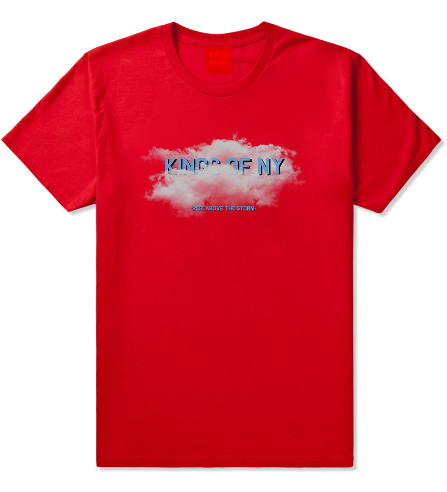 Rise Above The Storm Clouds Mens T-Shirt Red