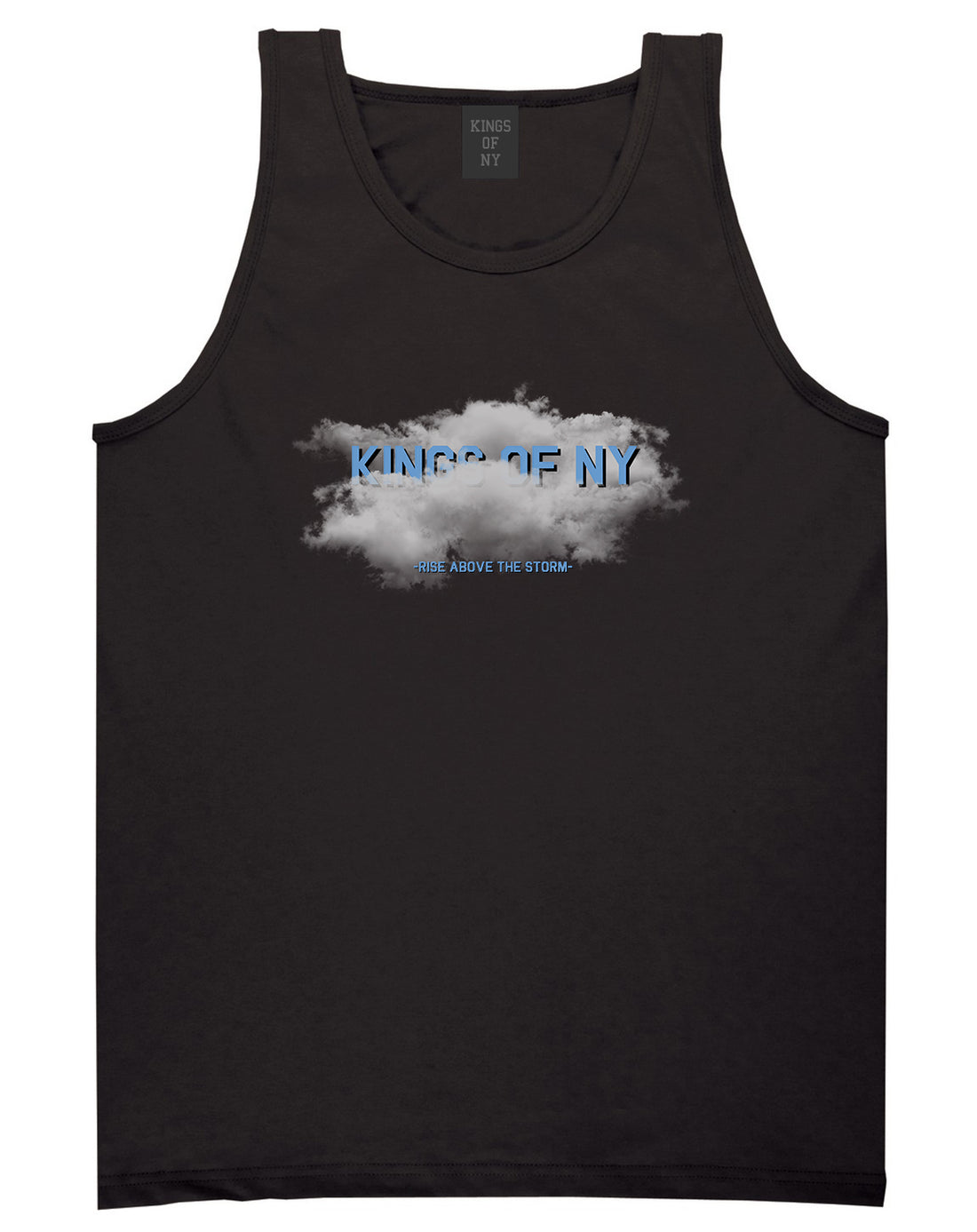 Rise Above The Storm Clouds Mens Tank Top T-Shirt Black