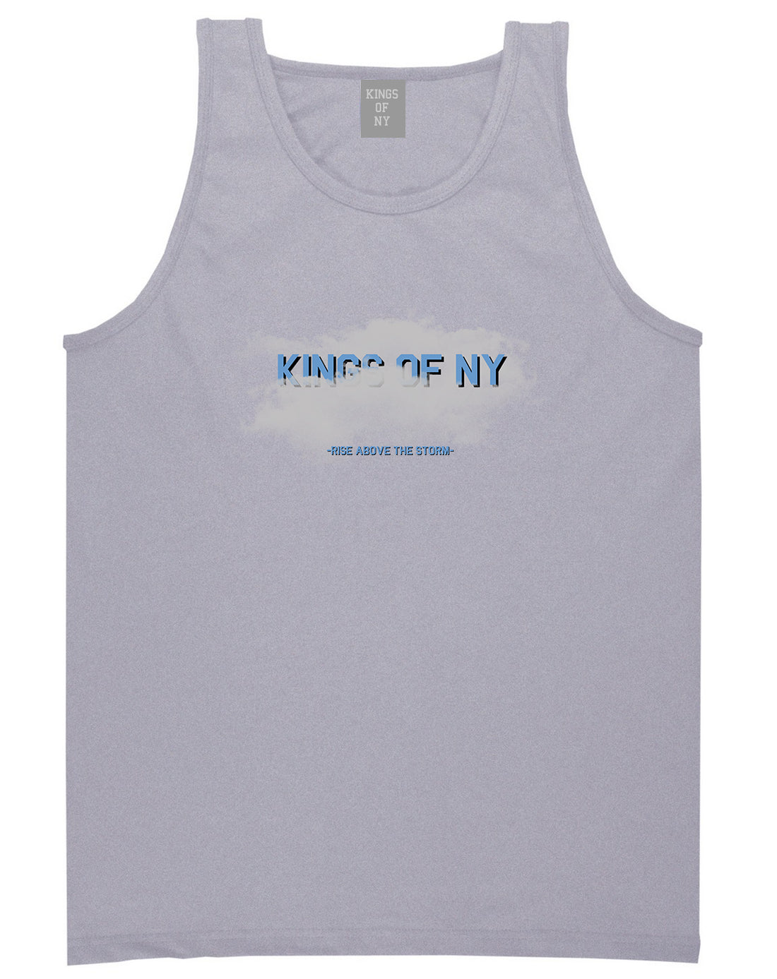 Rise Above The Storm Clouds Mens Tank Top T-Shirt Grey