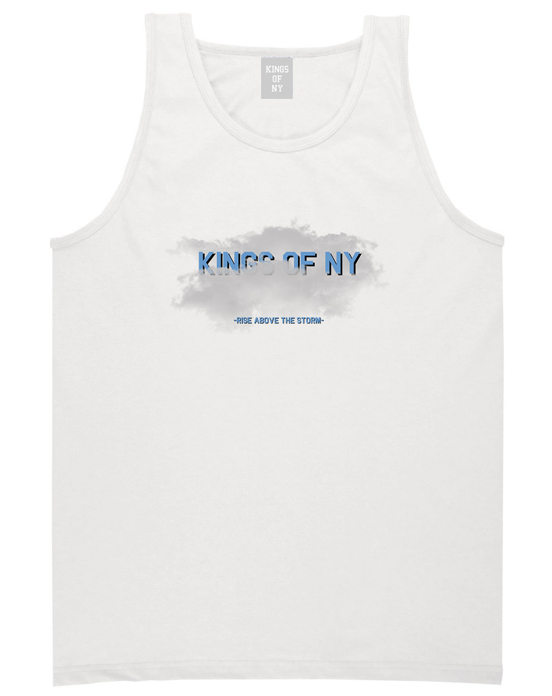 Rise Above The Storm Clouds Mens Tank Top T-Shirt White