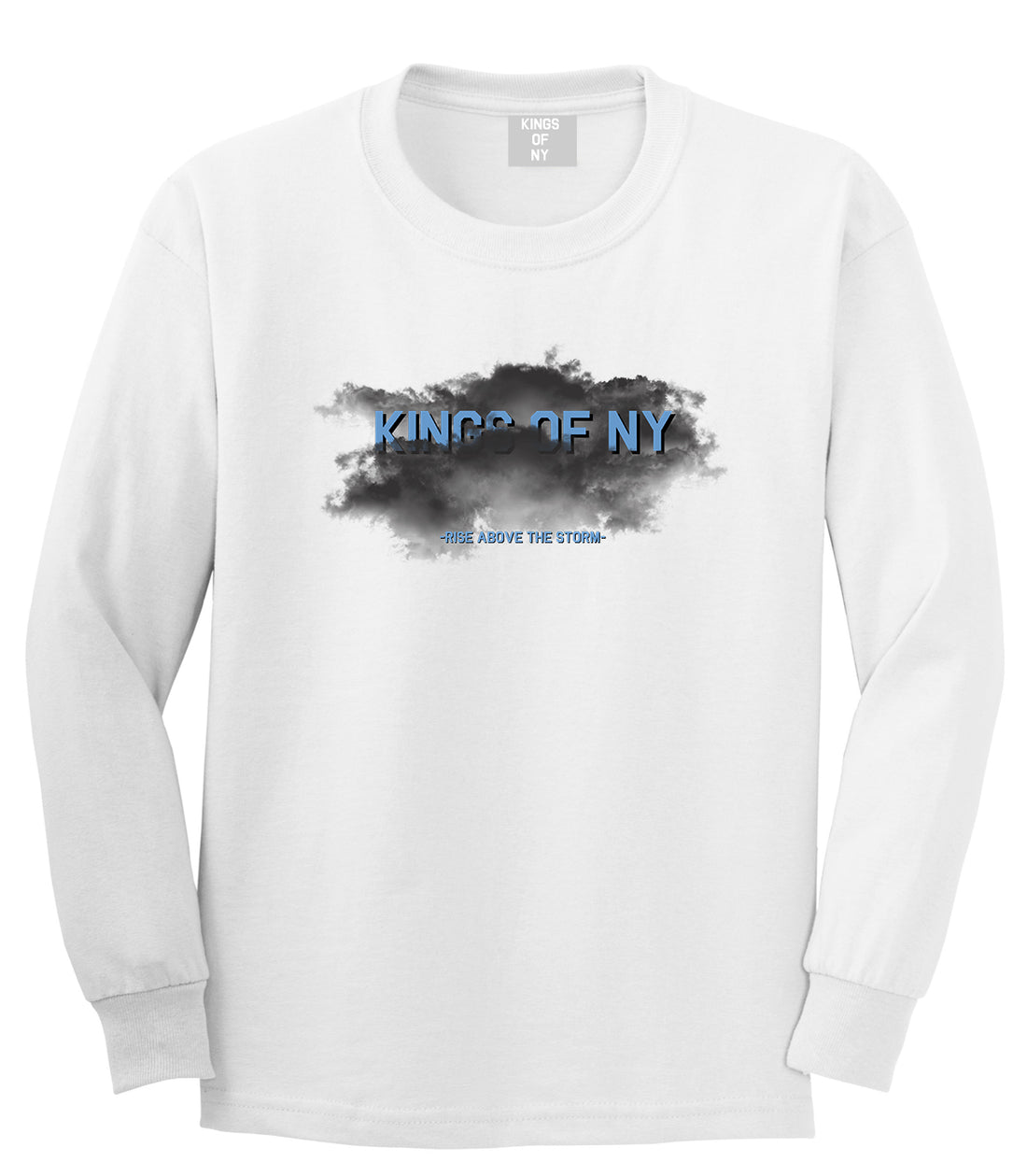 Rise Above The Storm Clouds2 Mens Long Sleeve T-Shirt White