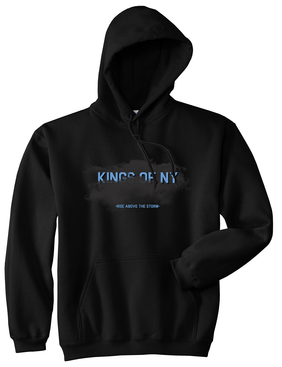 Rise Above The Storm Clouds2 Mens Pullover Hoodie Black